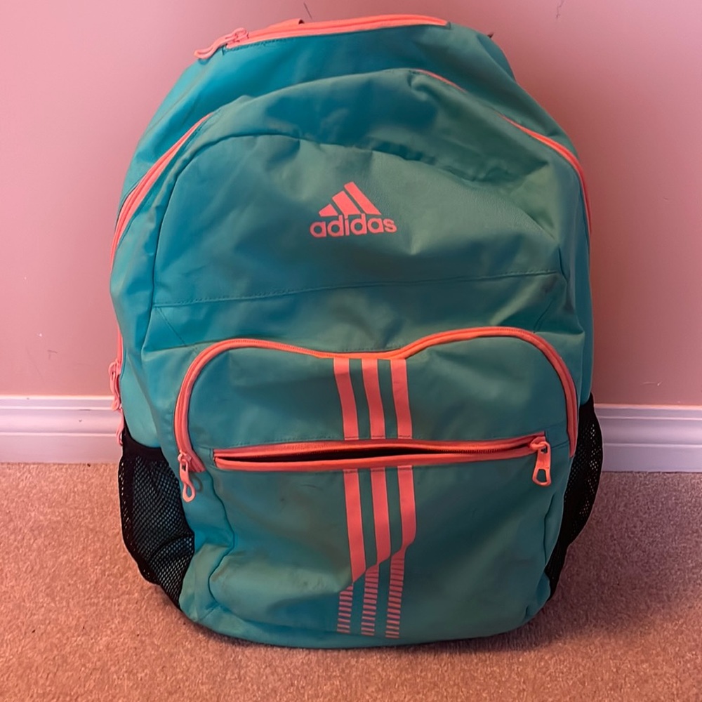 Adidas knapsack and gym bag